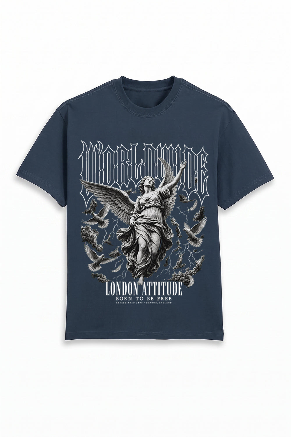 Worldwide Angel Oversized Heavyweight Graphic T-Shirt