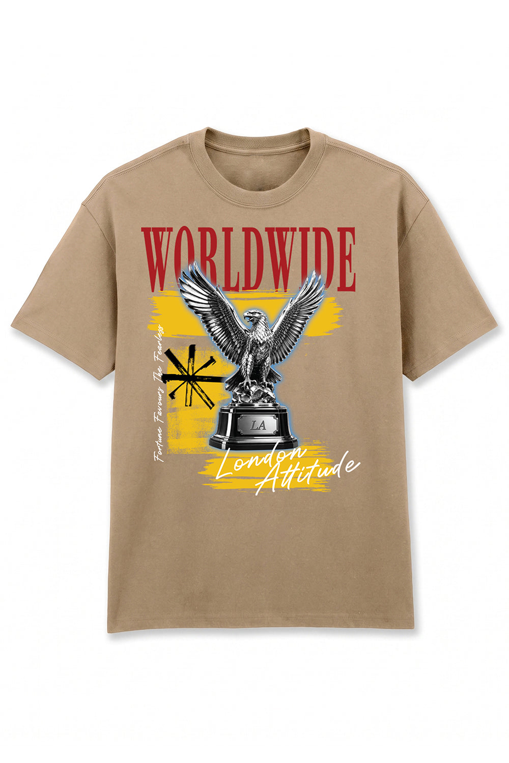 Worldwide Eagle Oversized Heavyweight Graphic T-Shirt