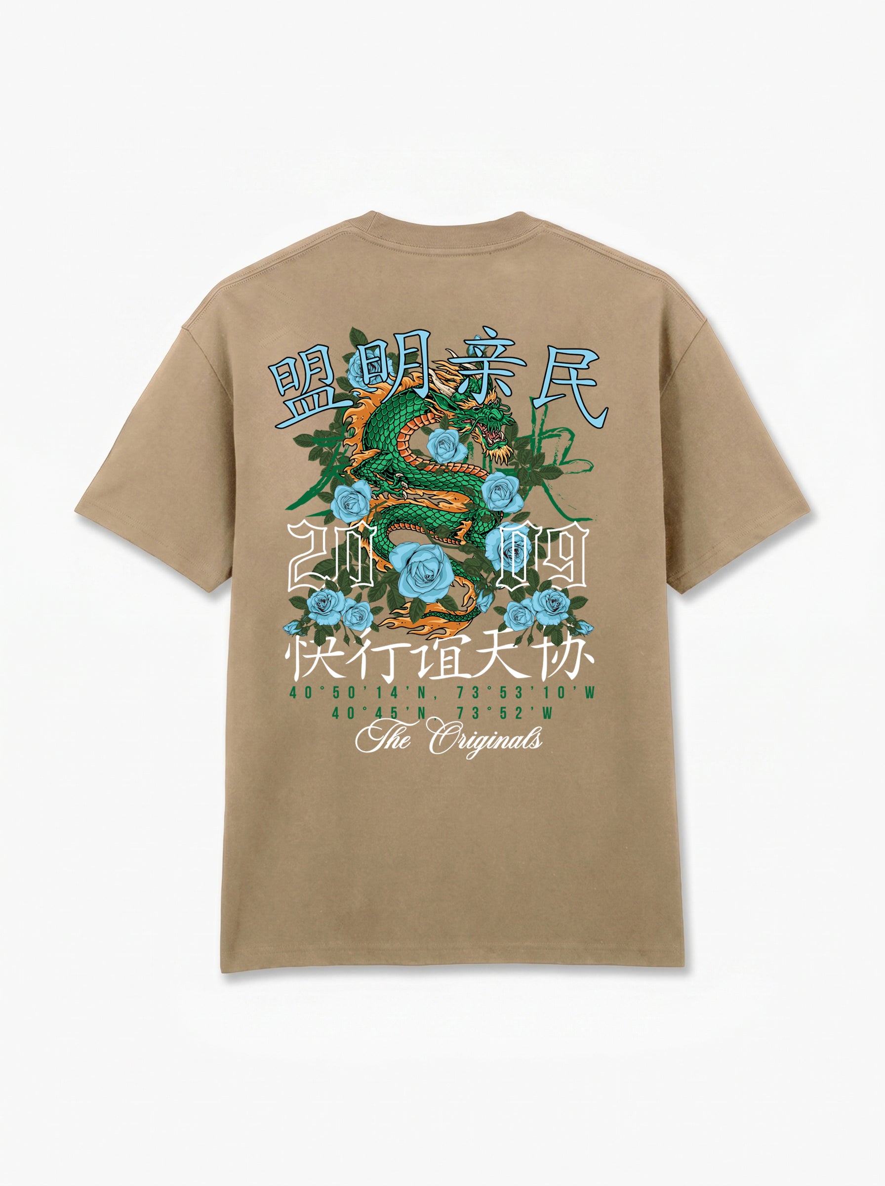 Original Creators Dragon Graphic Heavyweight Oversized T-Shirt