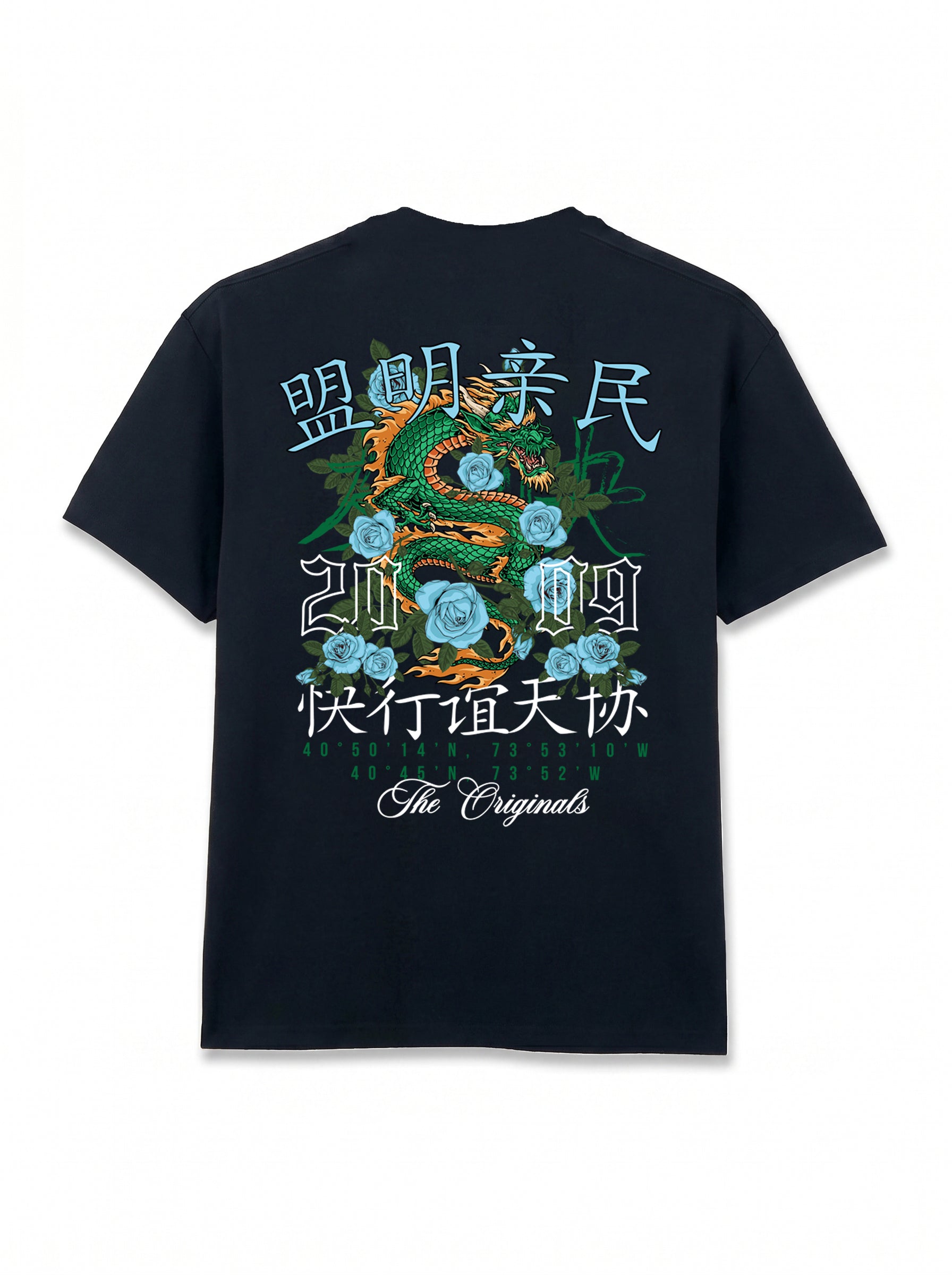 Original Creators Dragon Graphic Heavyweight Oversized T-Shirt