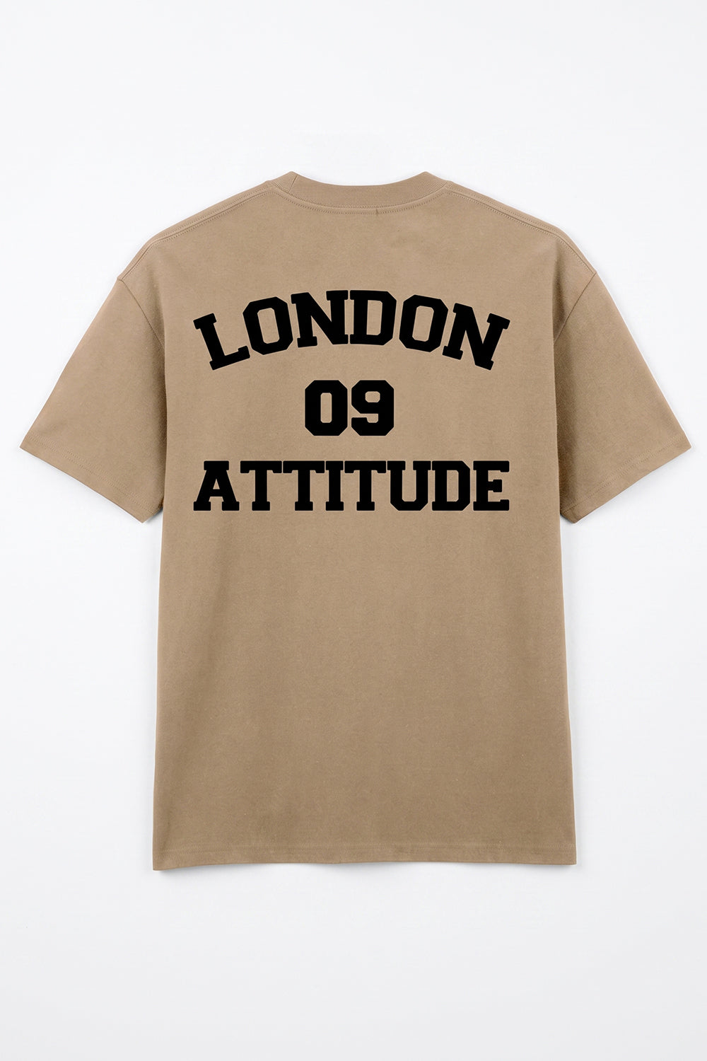 Oversized Heavyweight T-Shirt with Varsity Back Print