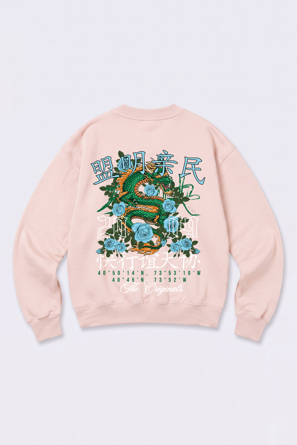 Relaxed Fit Dragon Graphic Sweatshirt