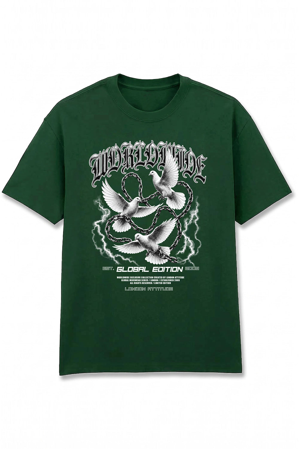Worldwide Global Edition Oversized Heavyweight Graphic T-Shirt