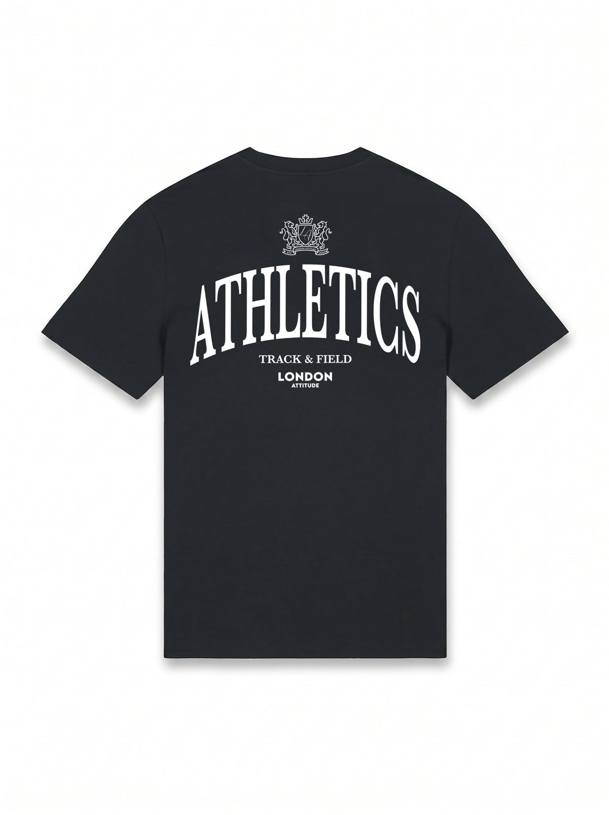 Athletics Track & Field Oversized Heavyweight T-Shirt in Black