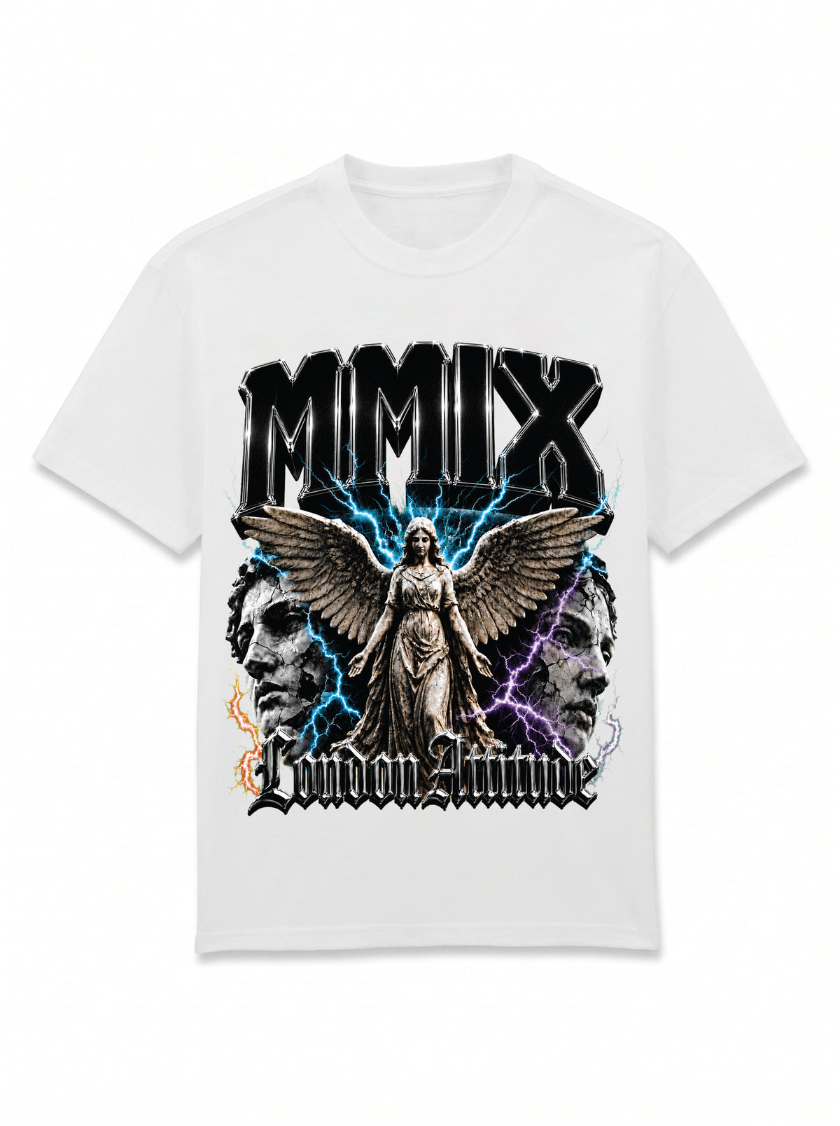 Oversized Heavyweight Angel Graphic T-Shirt