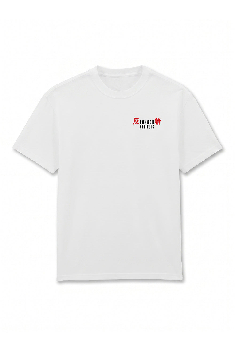 Tokyo After Dark Dragon Oversized Heavyweight Graphic T-Shirt in White