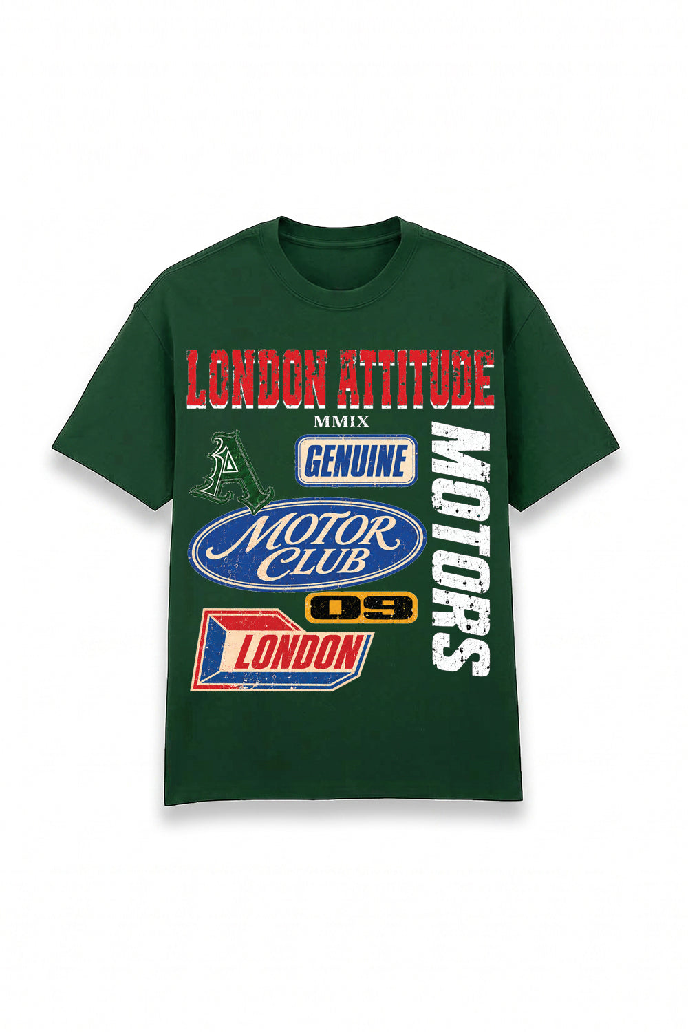 Oversized Heavyweight Vintage Racing T-Shirt