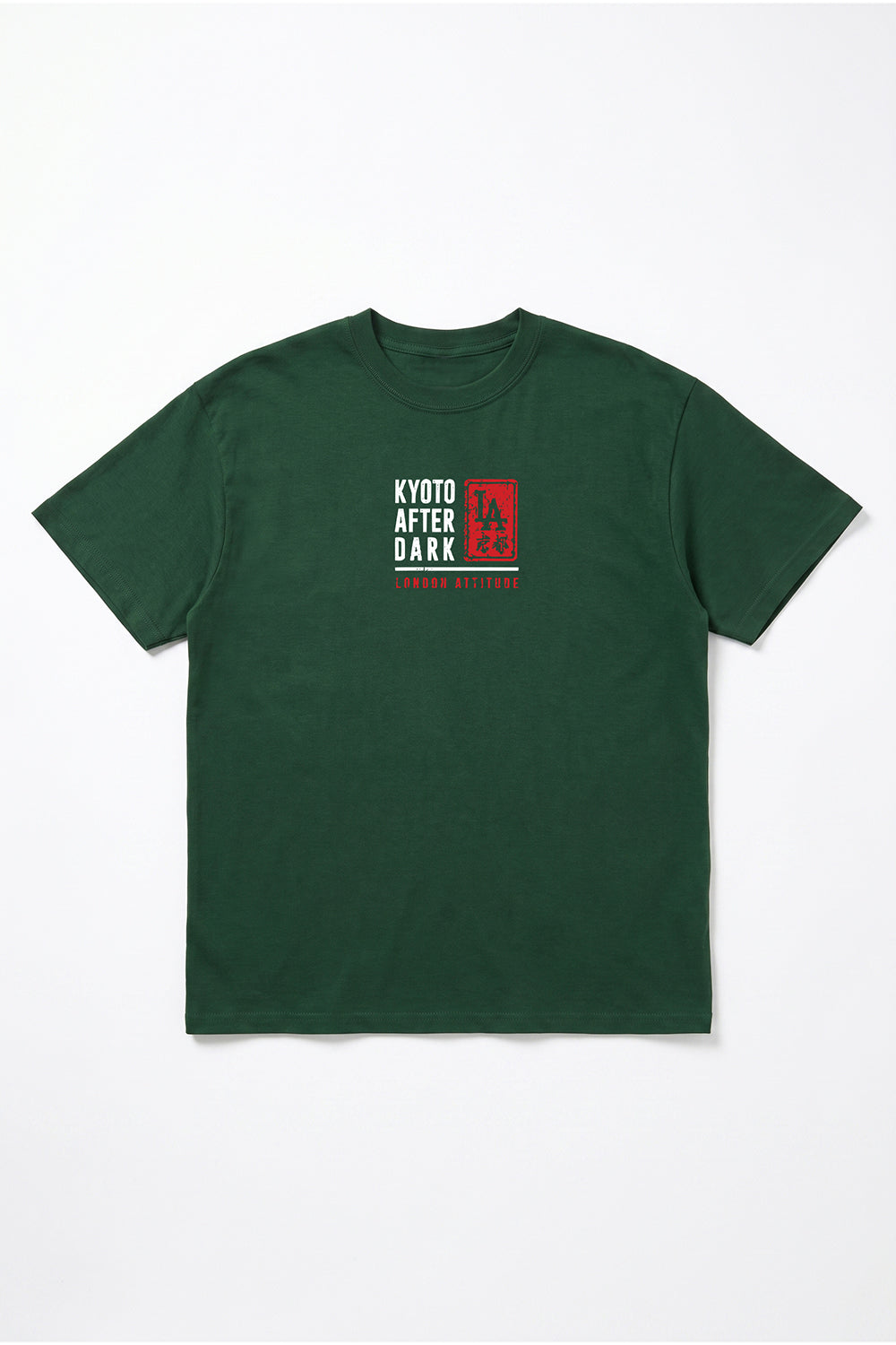 Kyoto After Dark Oversized Heavyweight Japanese Graphic T-Shirt