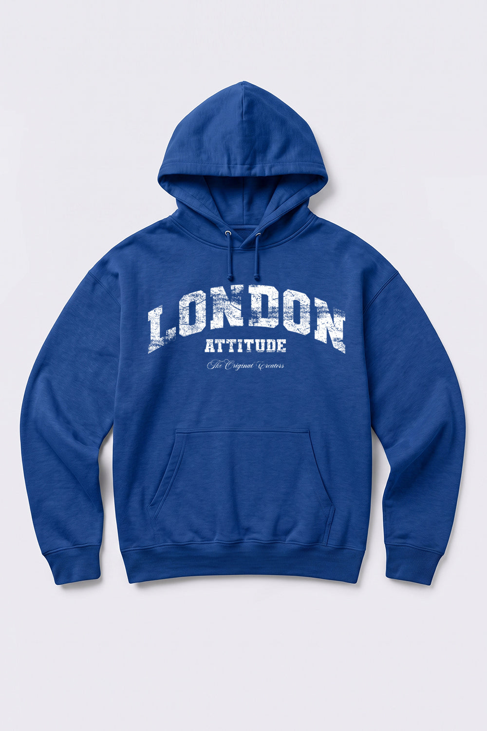 Relaxed Fit Collegiate Graphic Hoodie in White