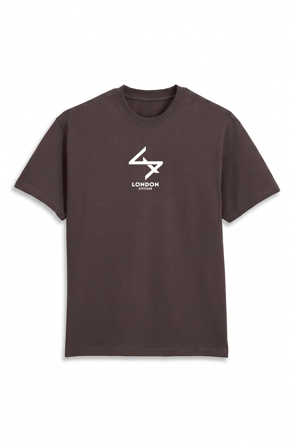 Push Your Limits Oversized Heavyweight T-Shirt in White Print