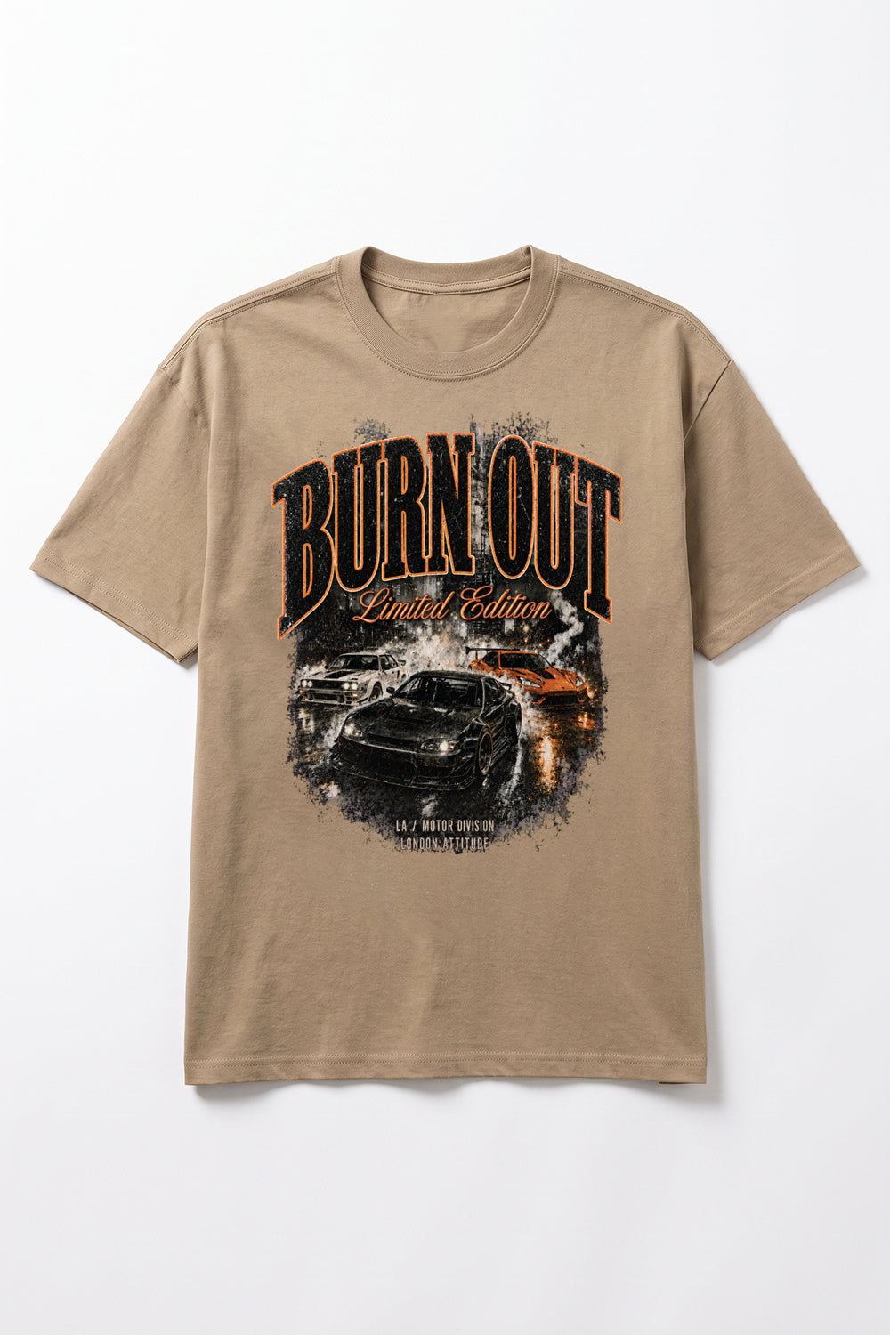 Burn Out Limited Edition Oversized Heavyweight Graphic T-Shirt