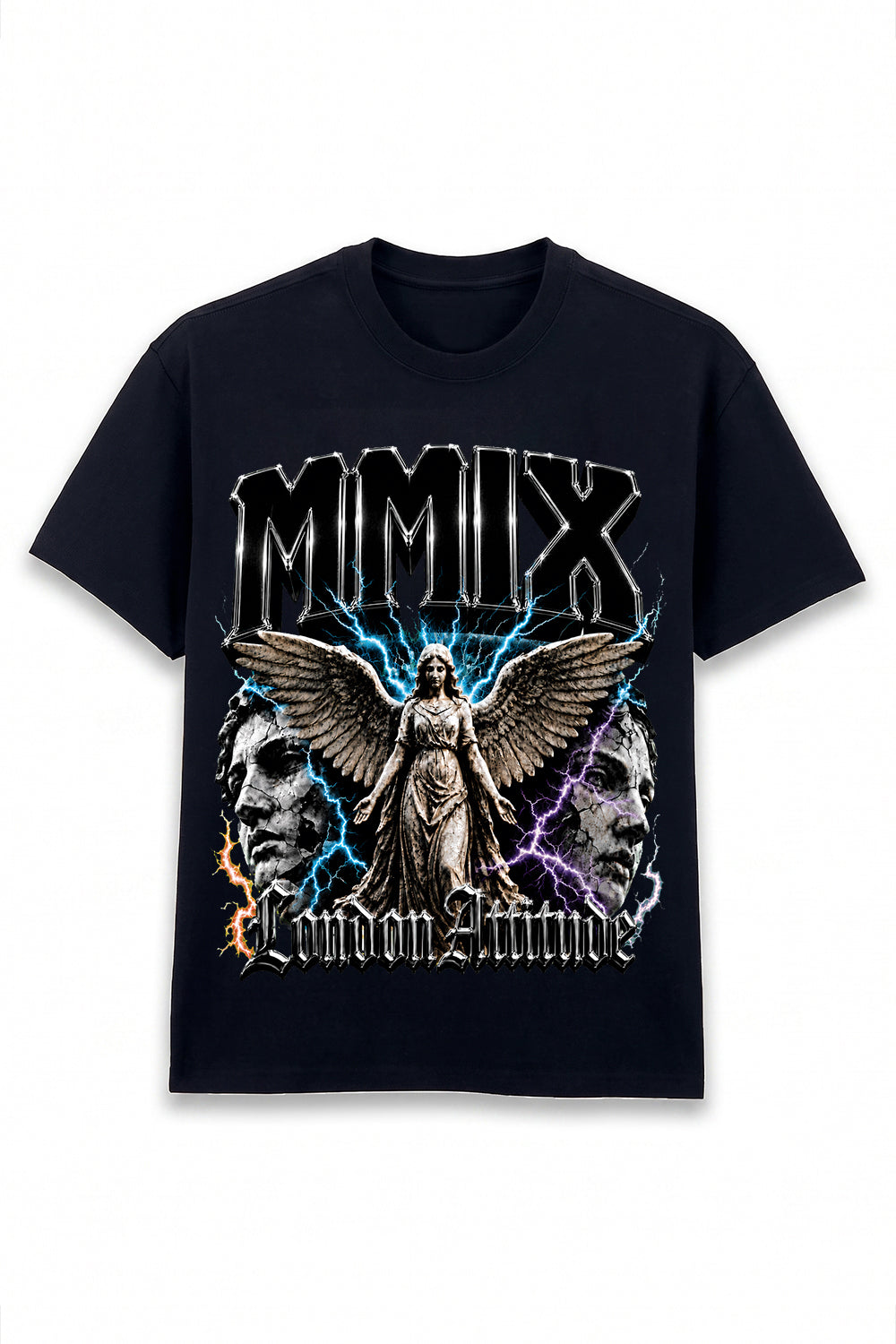 Oversized Heavyweight Angel Graphic T-Shirt