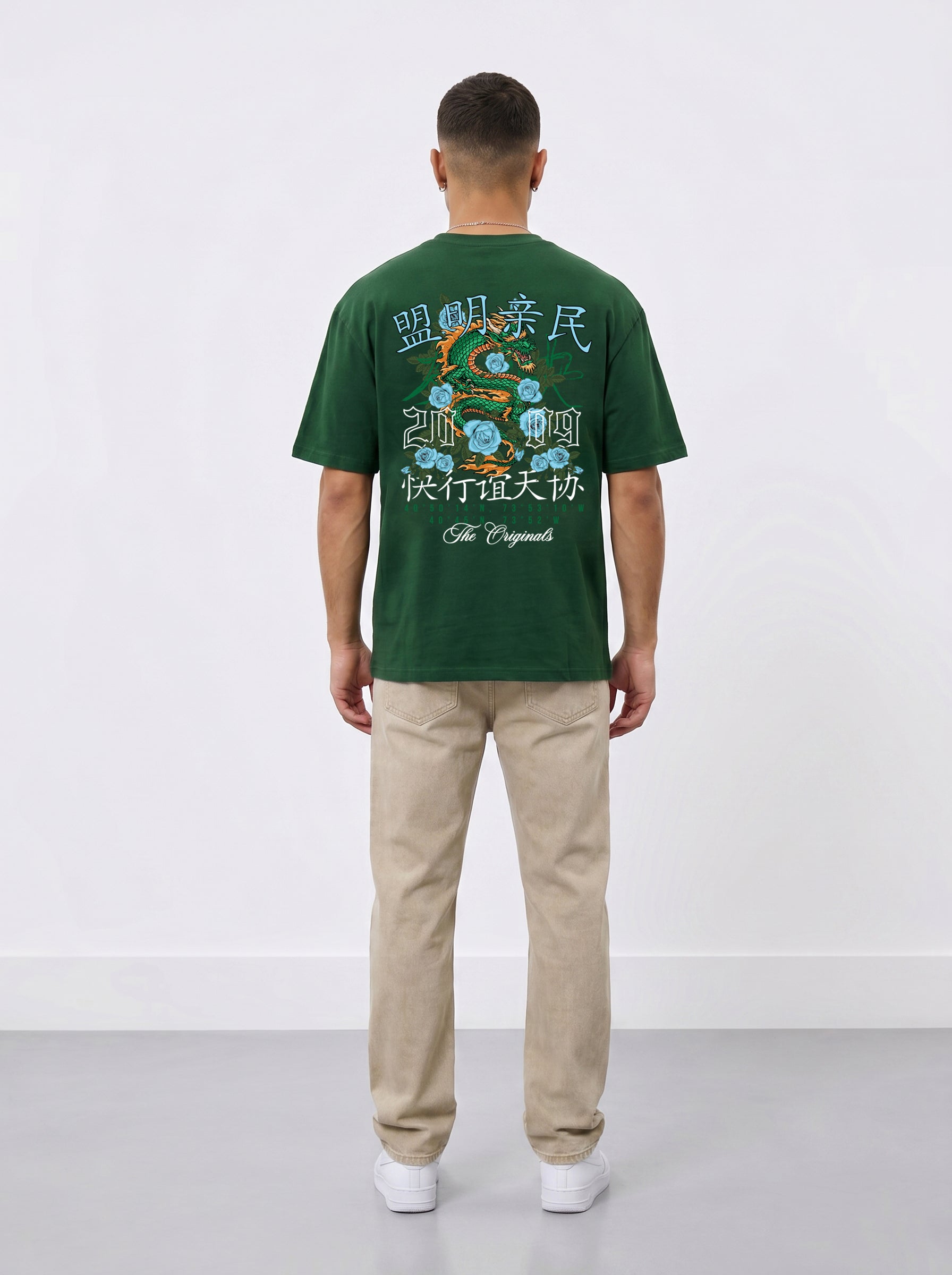 Original Creators Dragon Graphic Heavyweight Oversized T-Shirt
