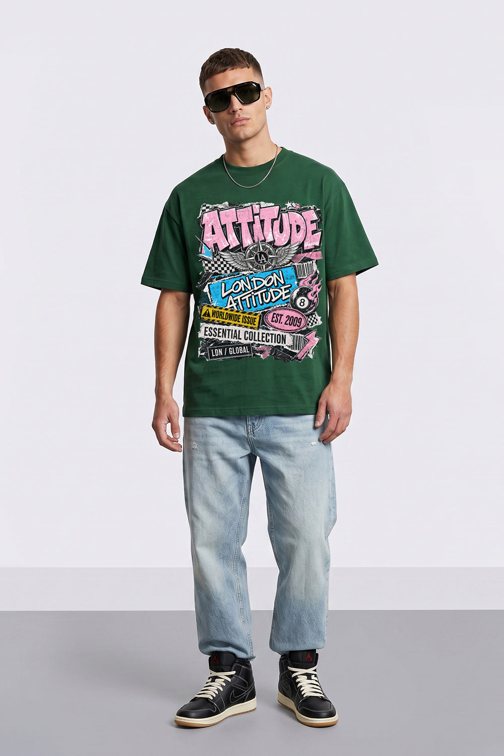 Retro Graphic Oversized Heavyweight Streetwear T-Shirt