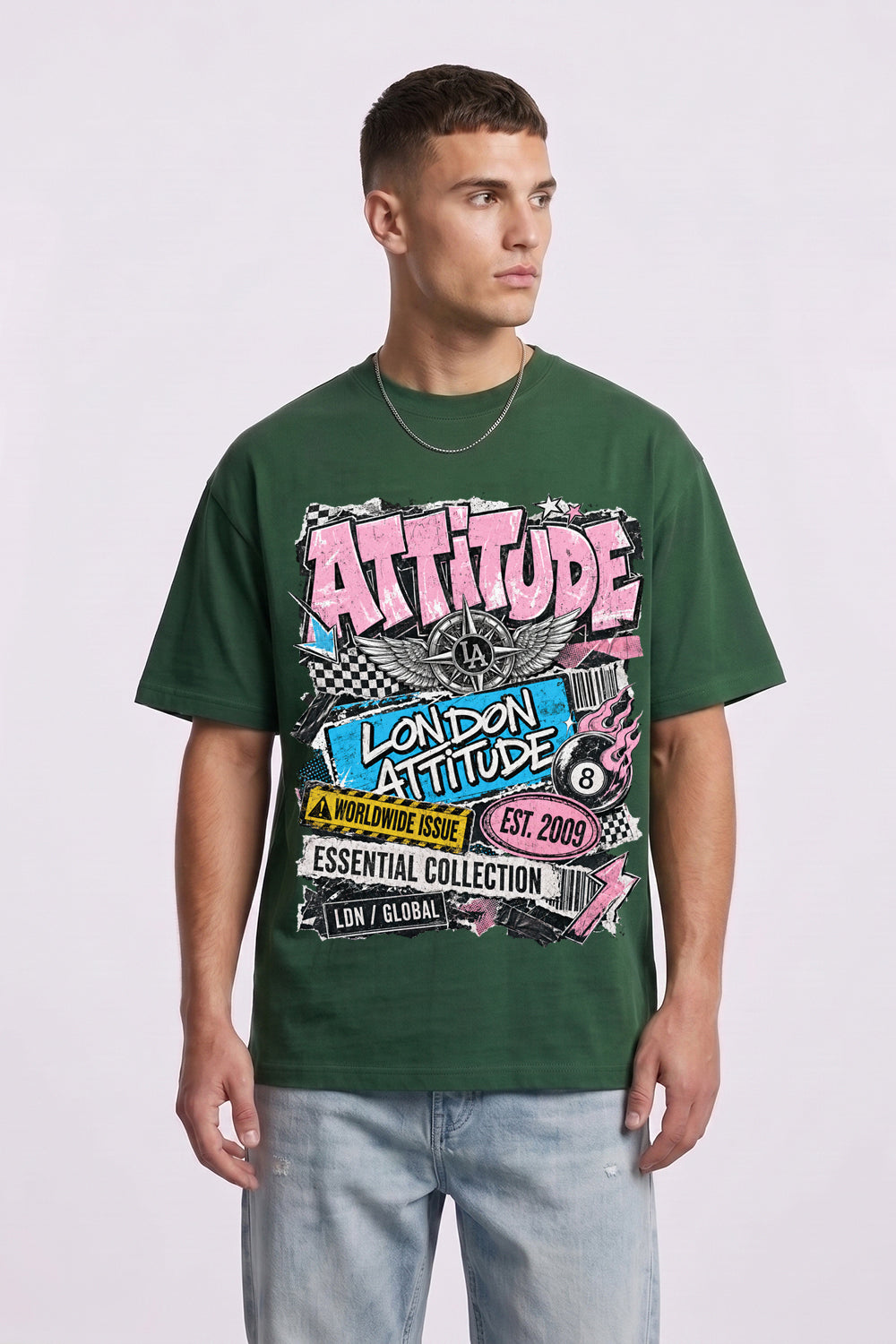 Retro Graphic Oversized Heavyweight Streetwear T-Shirt