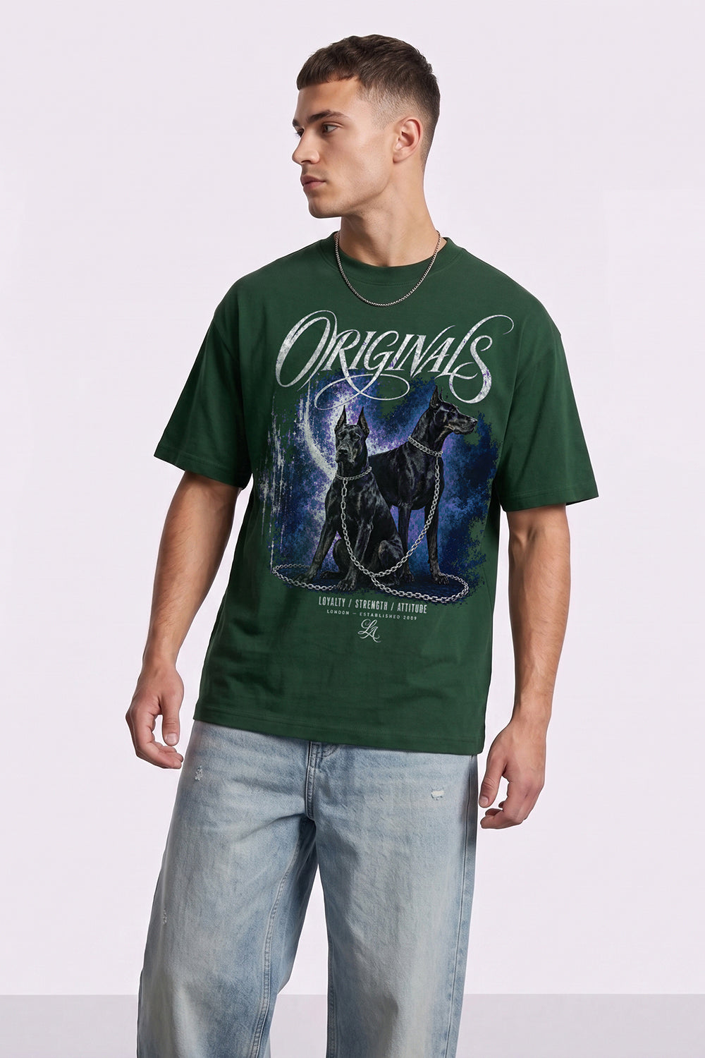 Doberman Oversized Heavyweight Graphic T-Shirt