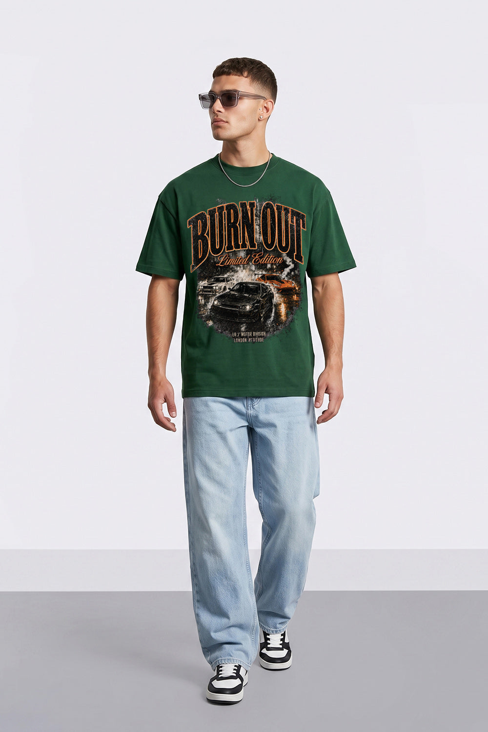 Burn Out Limited Edition Oversized Heavyweight Graphic T-Shirt