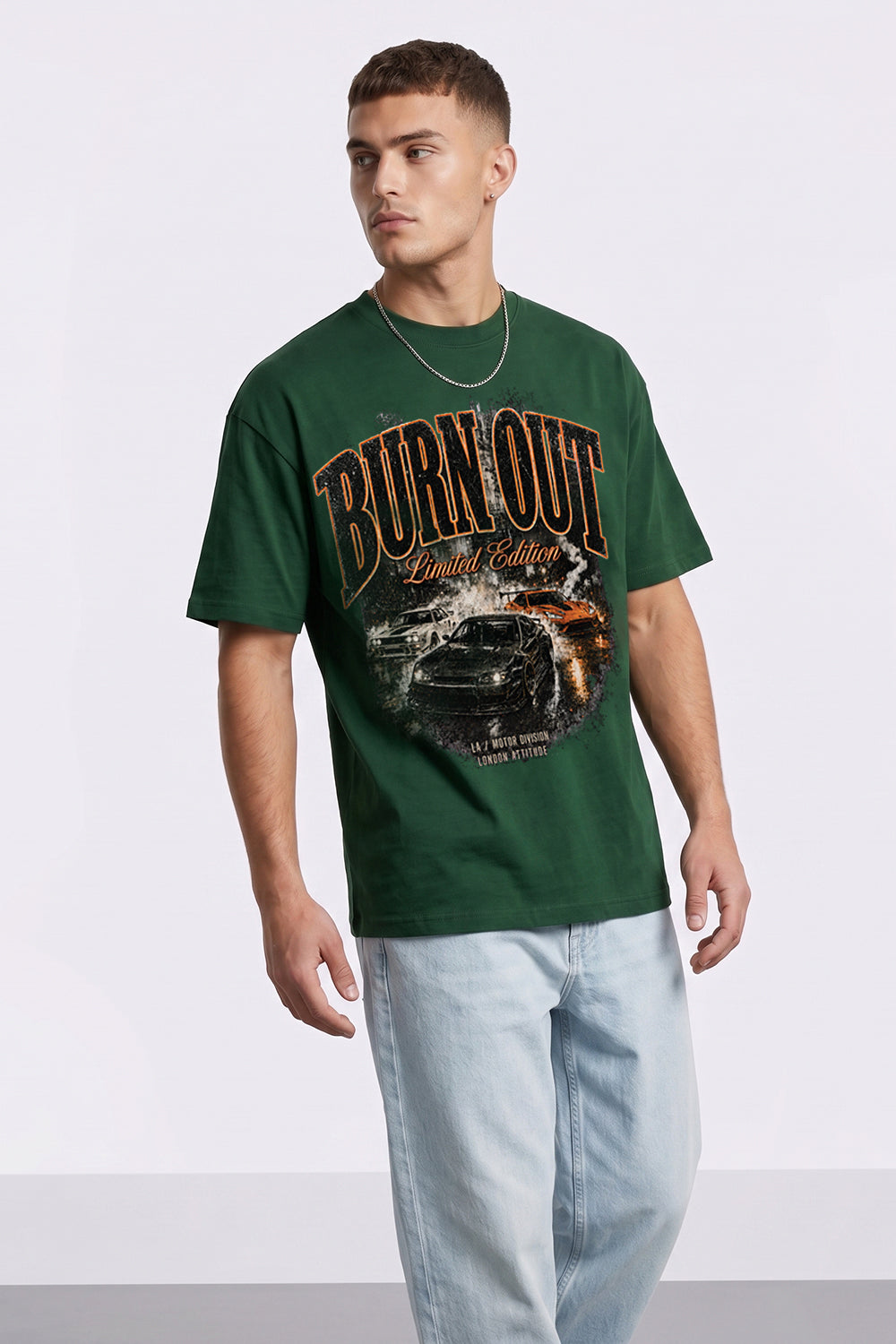 Burn Out Limited Edition Oversized Heavyweight Graphic T-Shirt