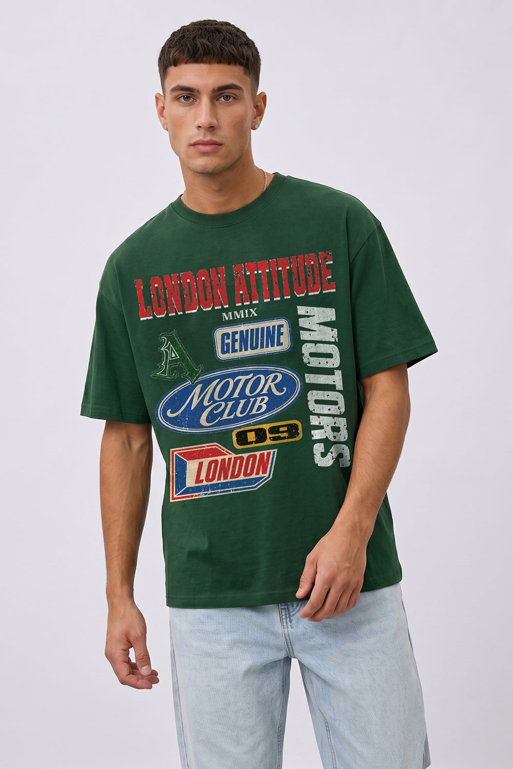 Oversized Heavyweight Vintage Racing T-Shirt