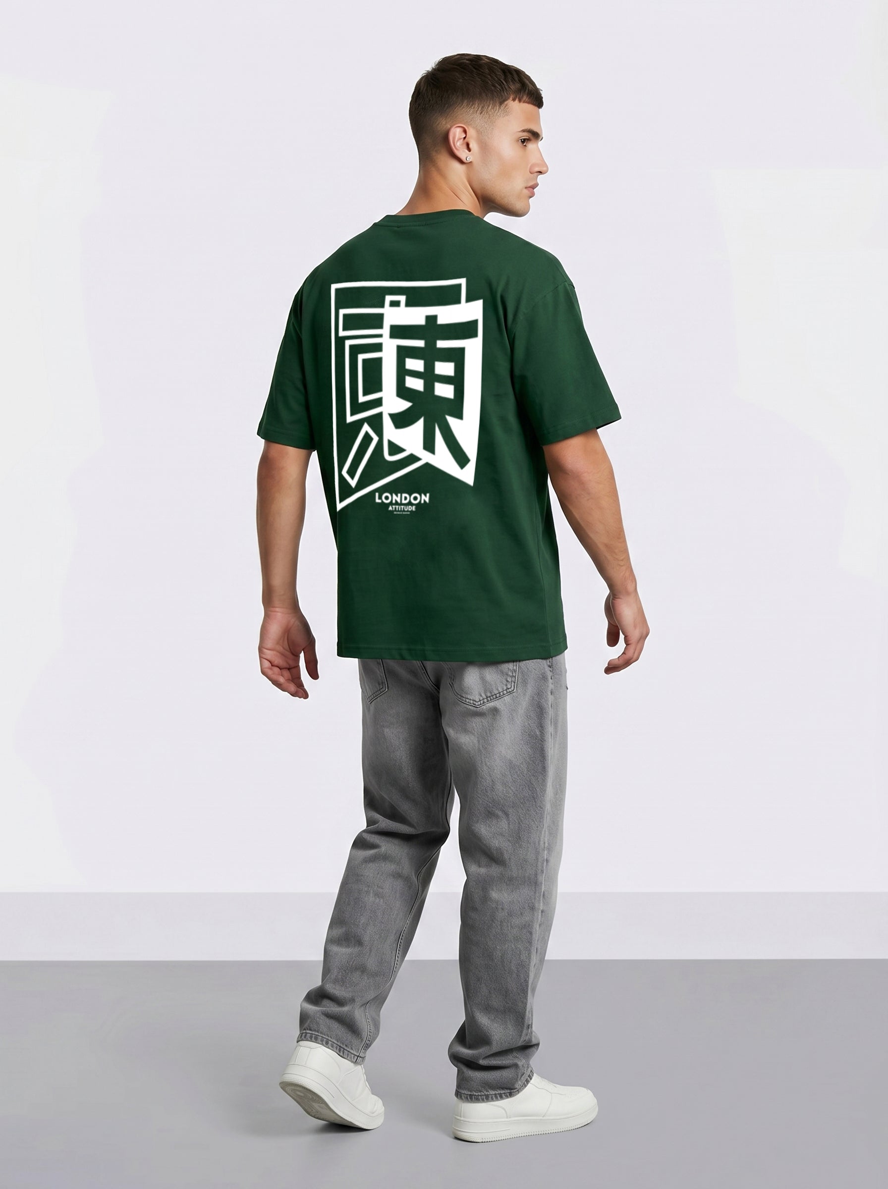 Japanese inspired Oversized Heavyweight Cotton T-Shirt