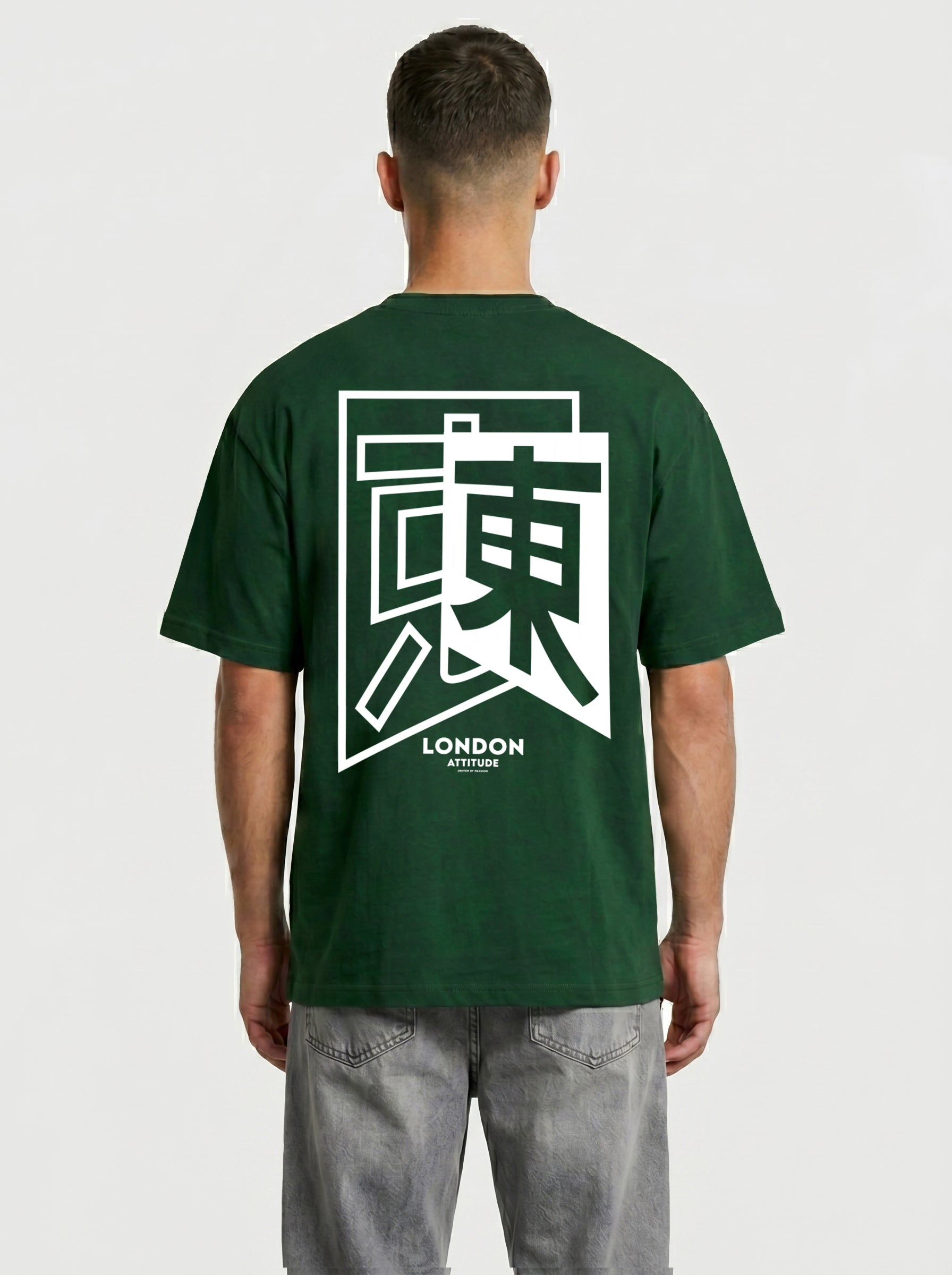 Japanese inspired Oversized Heavyweight Cotton T-Shirt