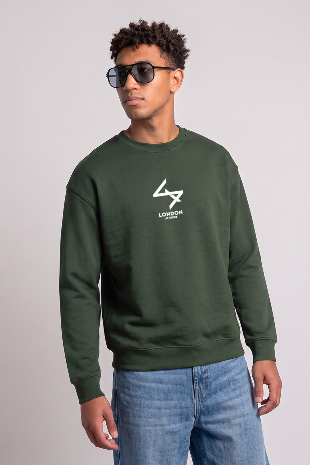 Relaxed Fit Japanese Inspired Graphic Sweatshirt