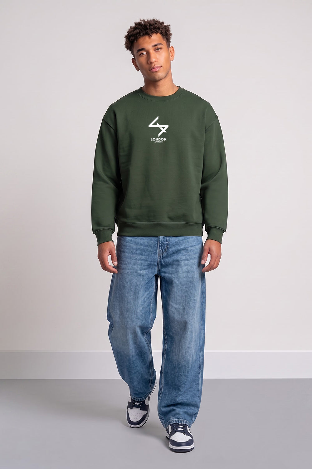 Relaxed Fit Japanese Inspired Graphic Sweatshirt