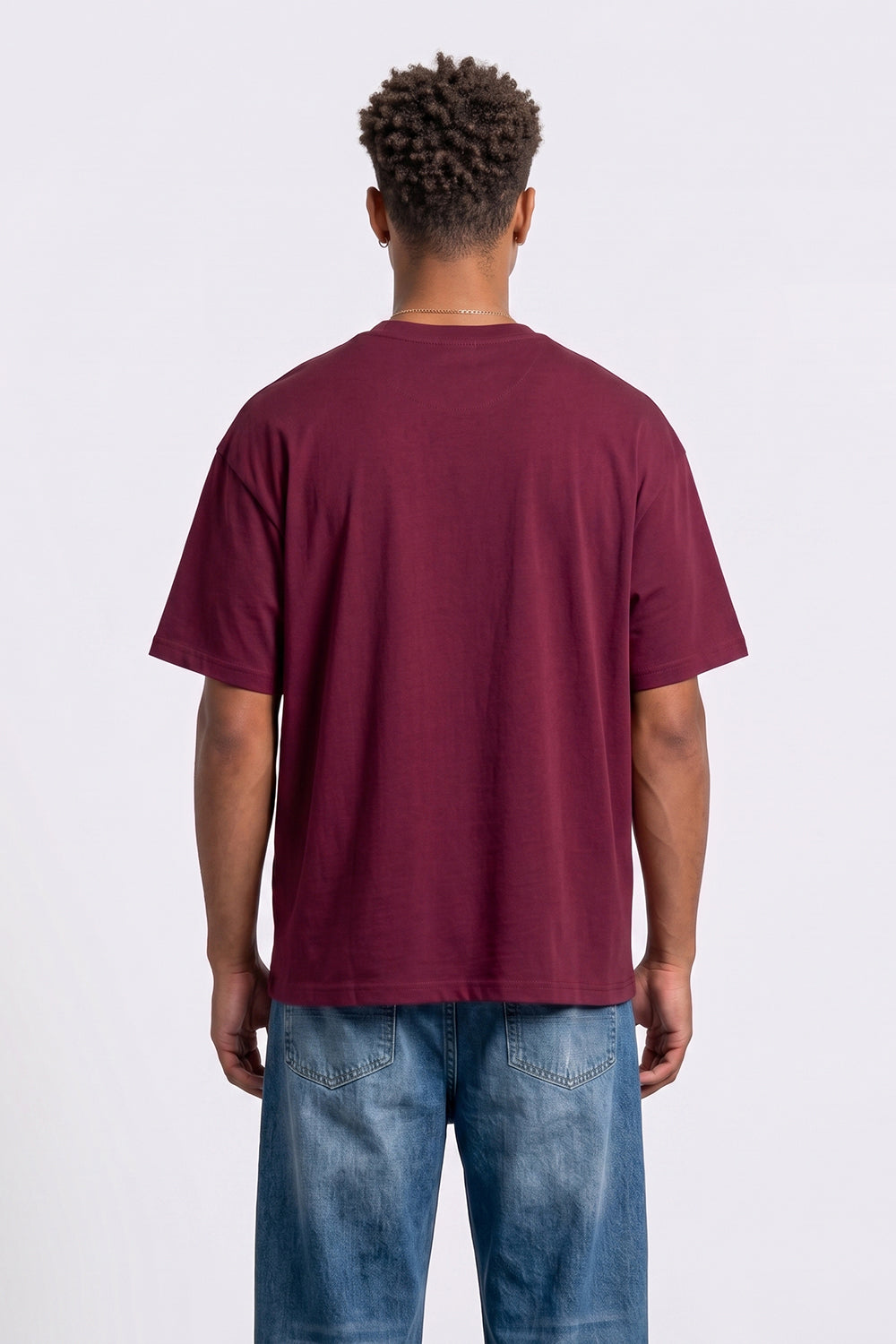 Worldwide Skull Biker Oversized Heavyweight Graphic T-Shirt