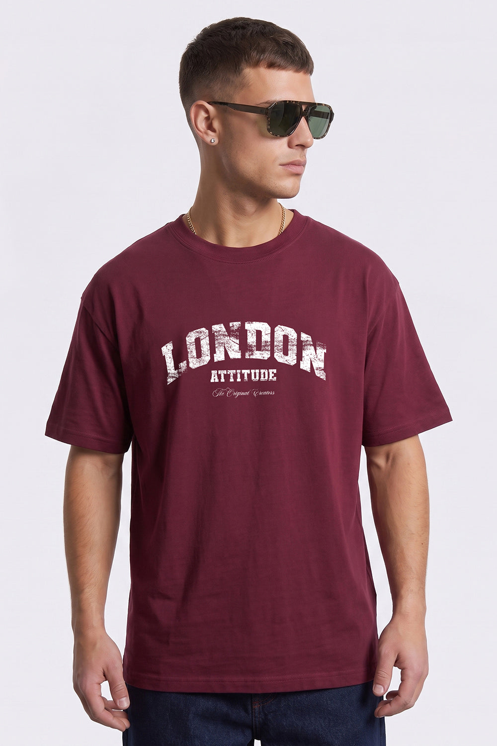Fearless Street Culture Oversized Heavyweight Graphic T-Shirt