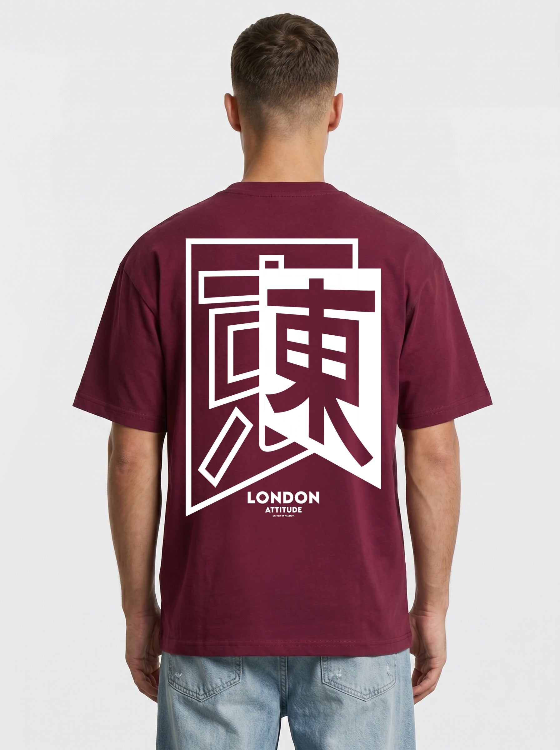 Japanese inspired Oversized Heavyweight Cotton T-Shirt