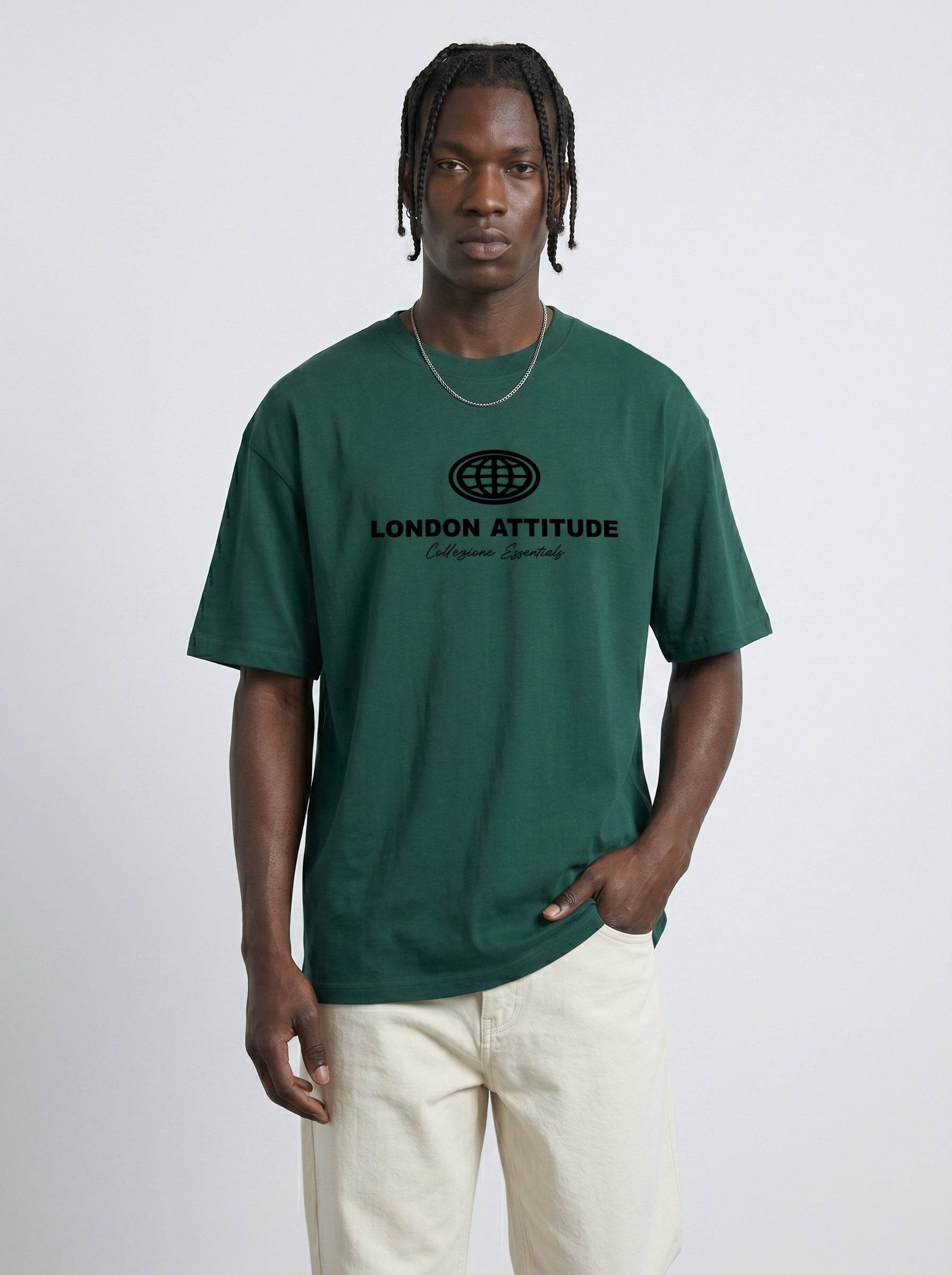 Essential Globe Logo Premium Organic Cotton T-Shirt
