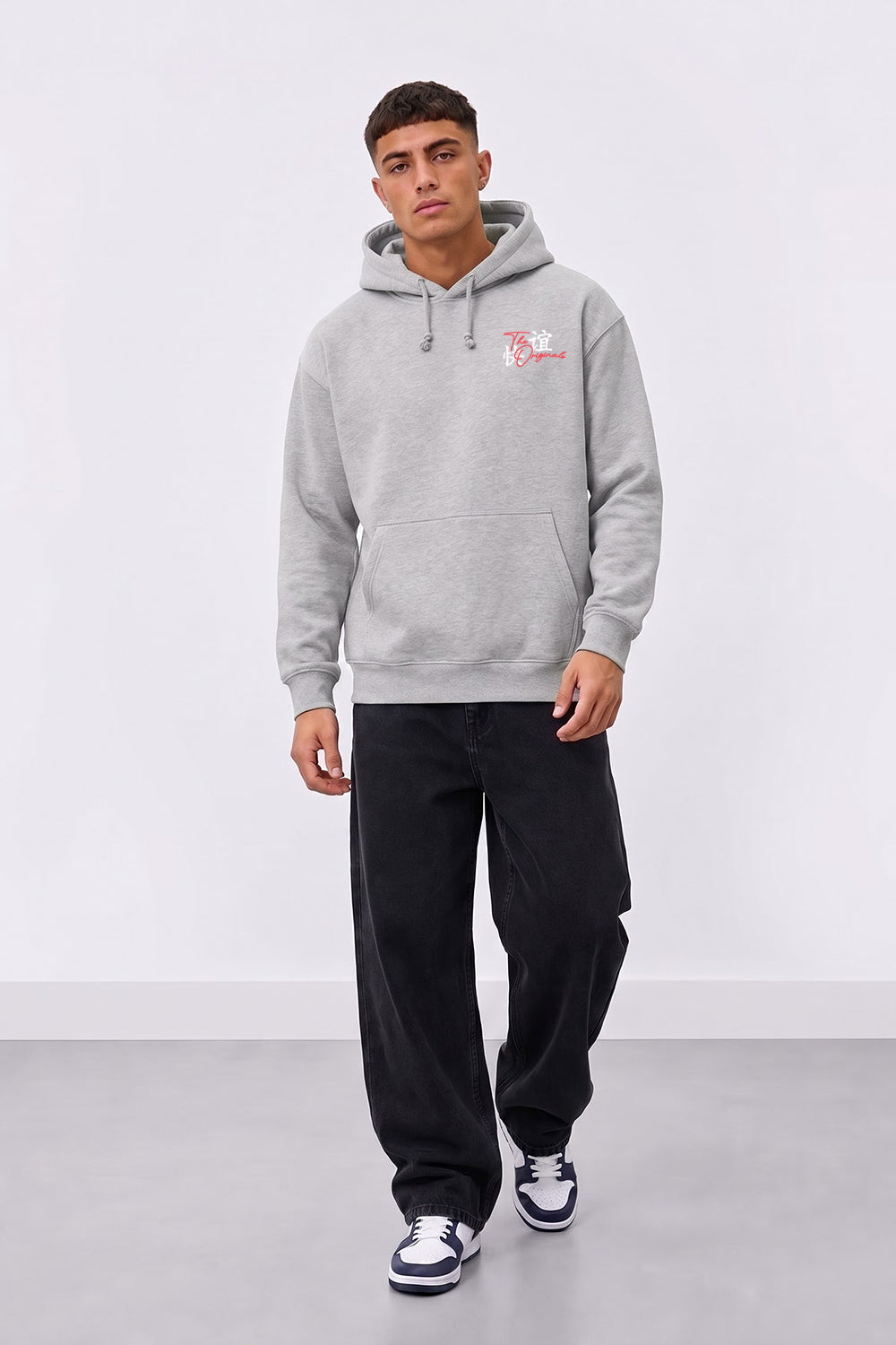 Relaxed Fit Tokyo Japan Graphic Hoodie