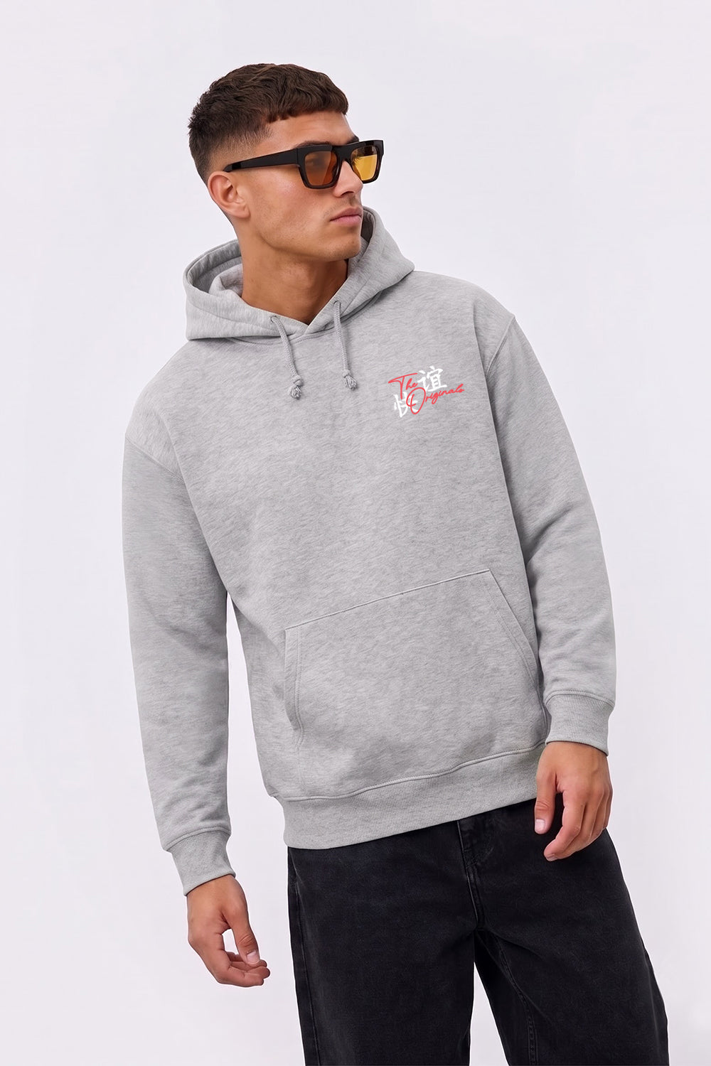 Relaxed Fit Tokyo Japan Graphic Hoodie