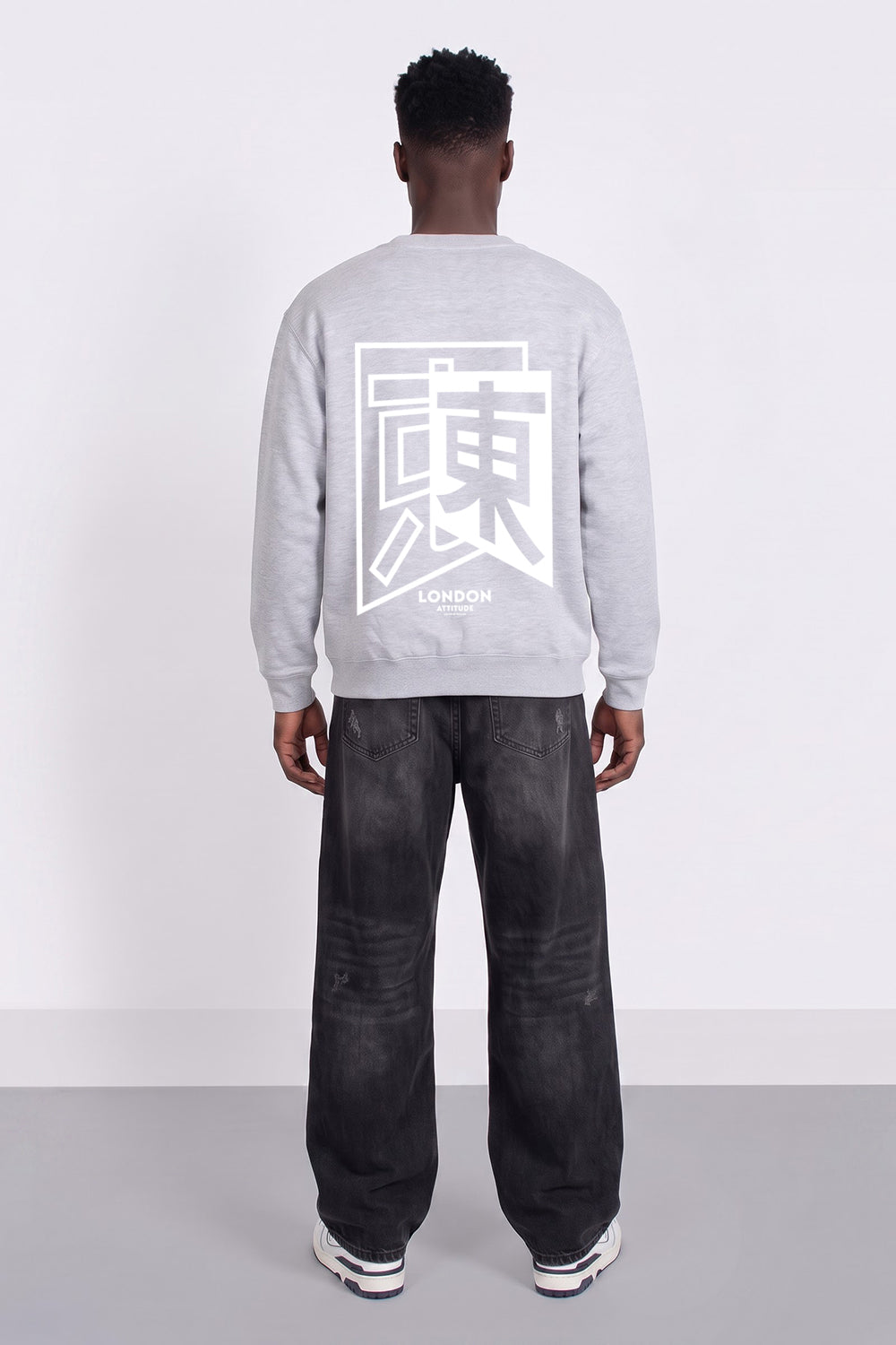 Relaxed Fit Japanese Inspired Graphic Sweatshirt