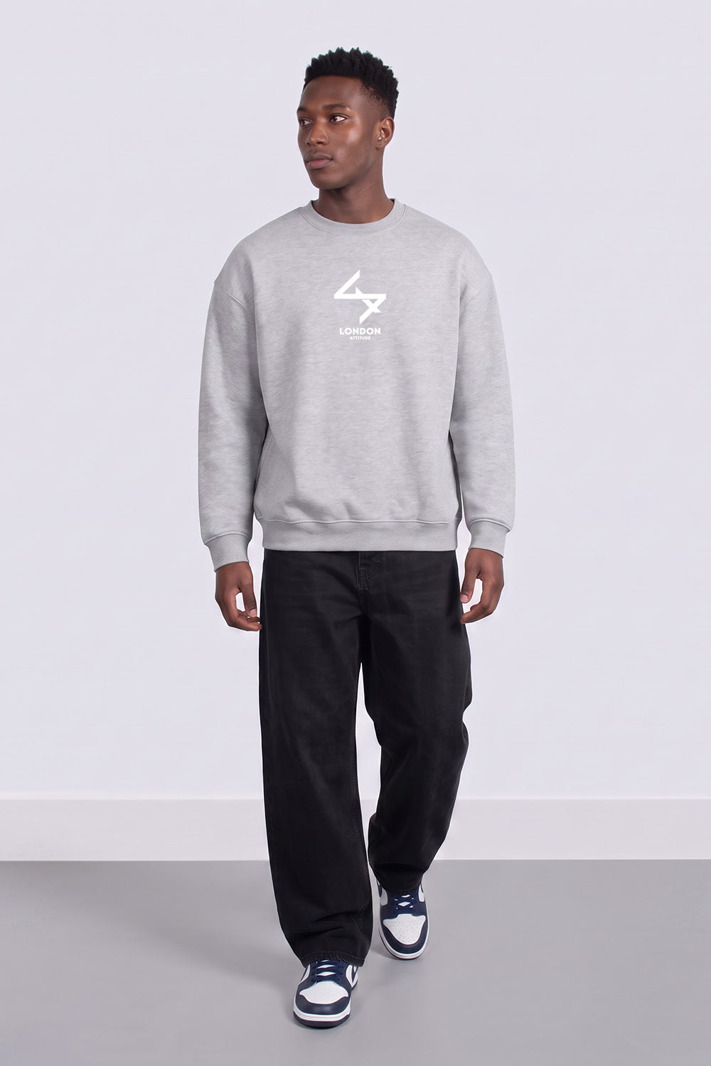 Relaxed Fit Japanese Inspired Graphic Sweatshirt