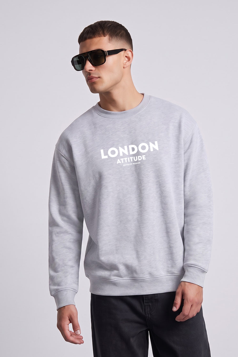 Oversized Dragon Graphic Sweatshirt