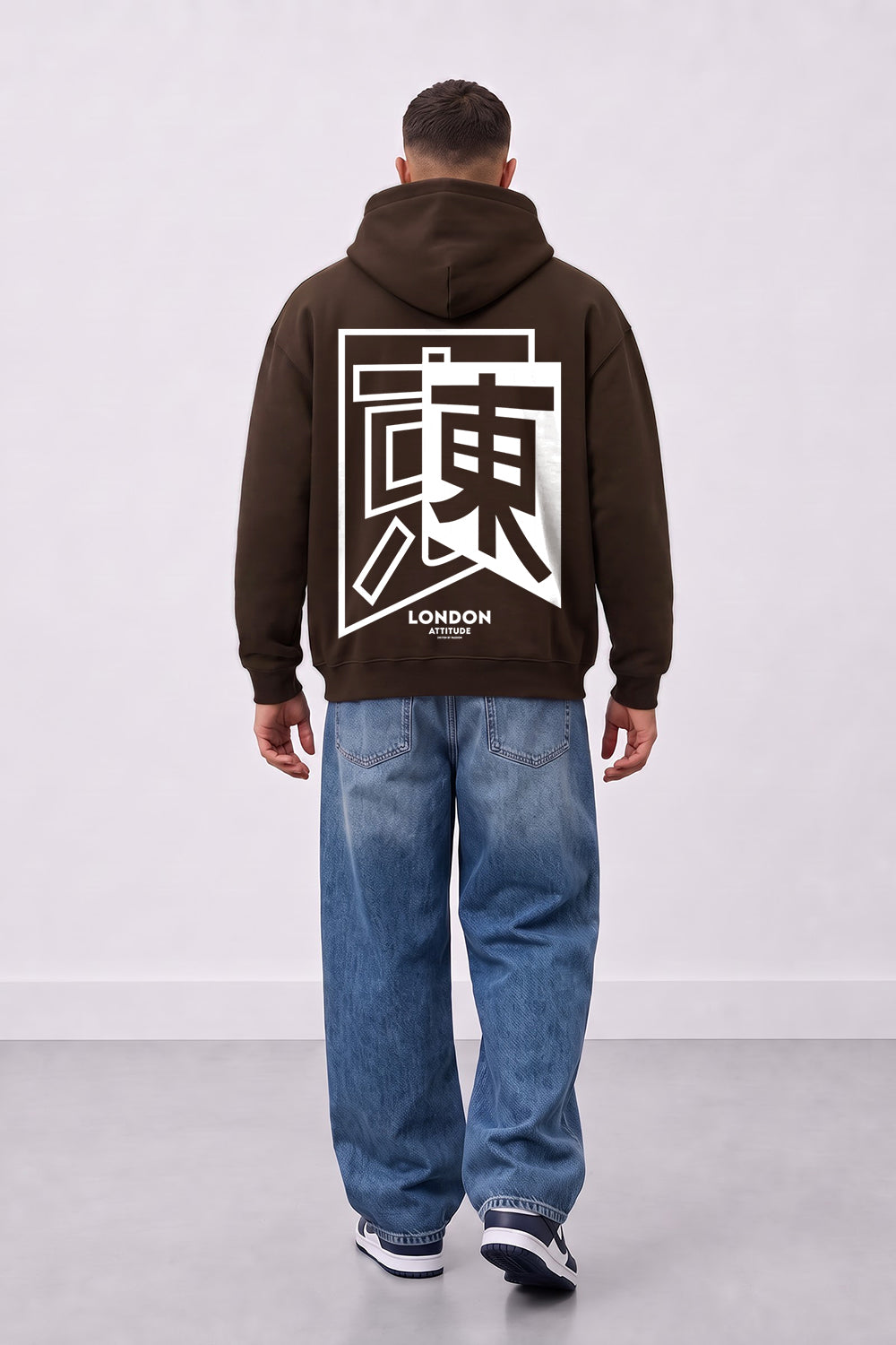 Relaxed Fit Japanese Inspired  Graphic Hoodie