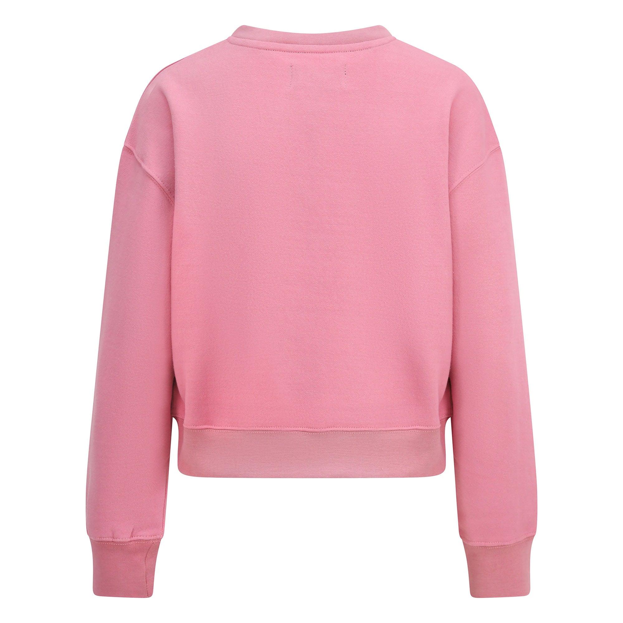 Women's Relaxed Fit New York Printed Sweatshirt Pink - London Attitude