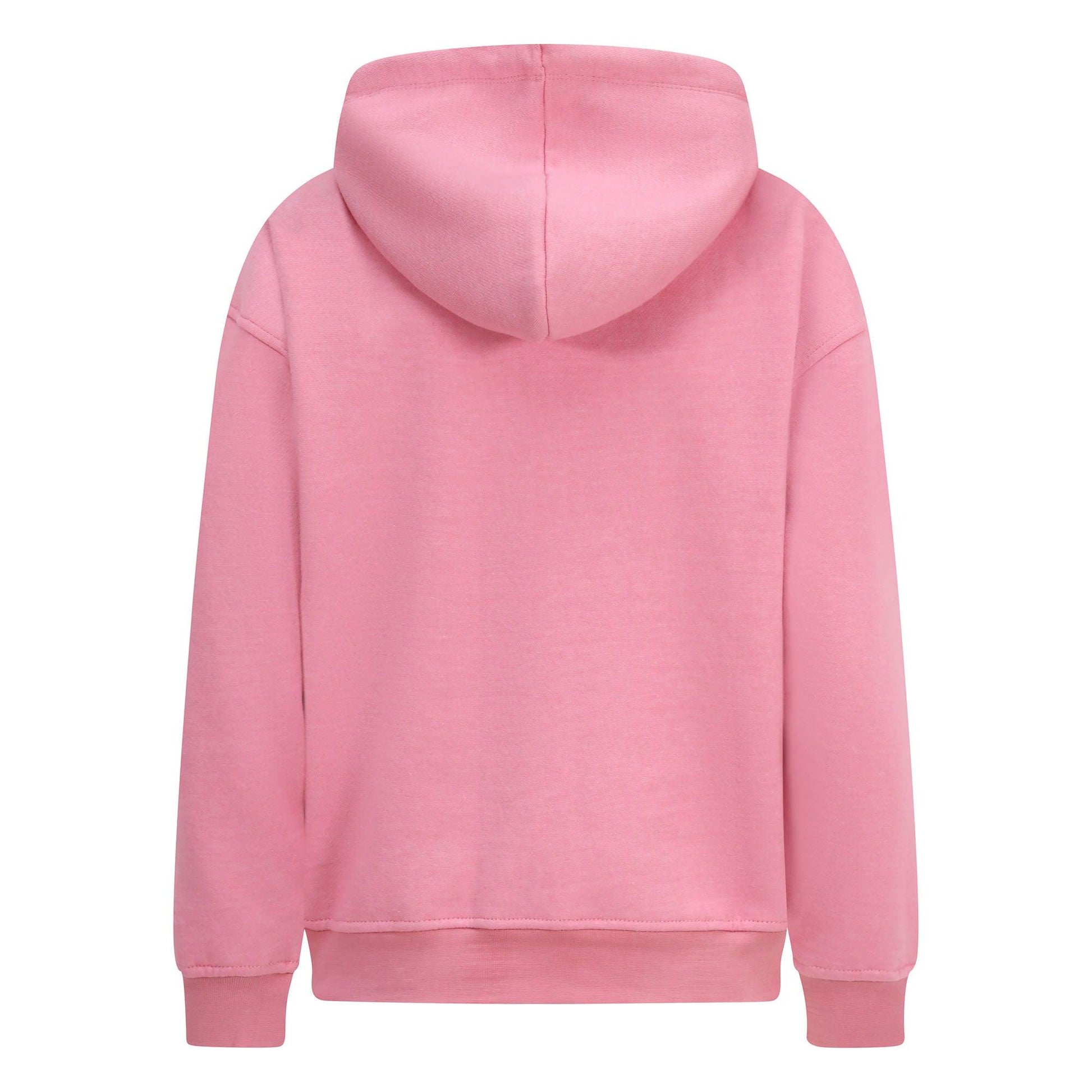 Women's Relaxed Fit "Los Angeles" Printed Hoodie Pink - London Attitude