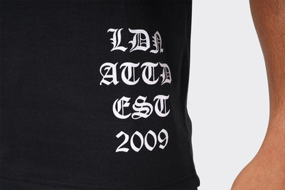 London Attitude 'London Screams with Attitude Tomorrow' Graphic T-Shirt in Black - London Attitude