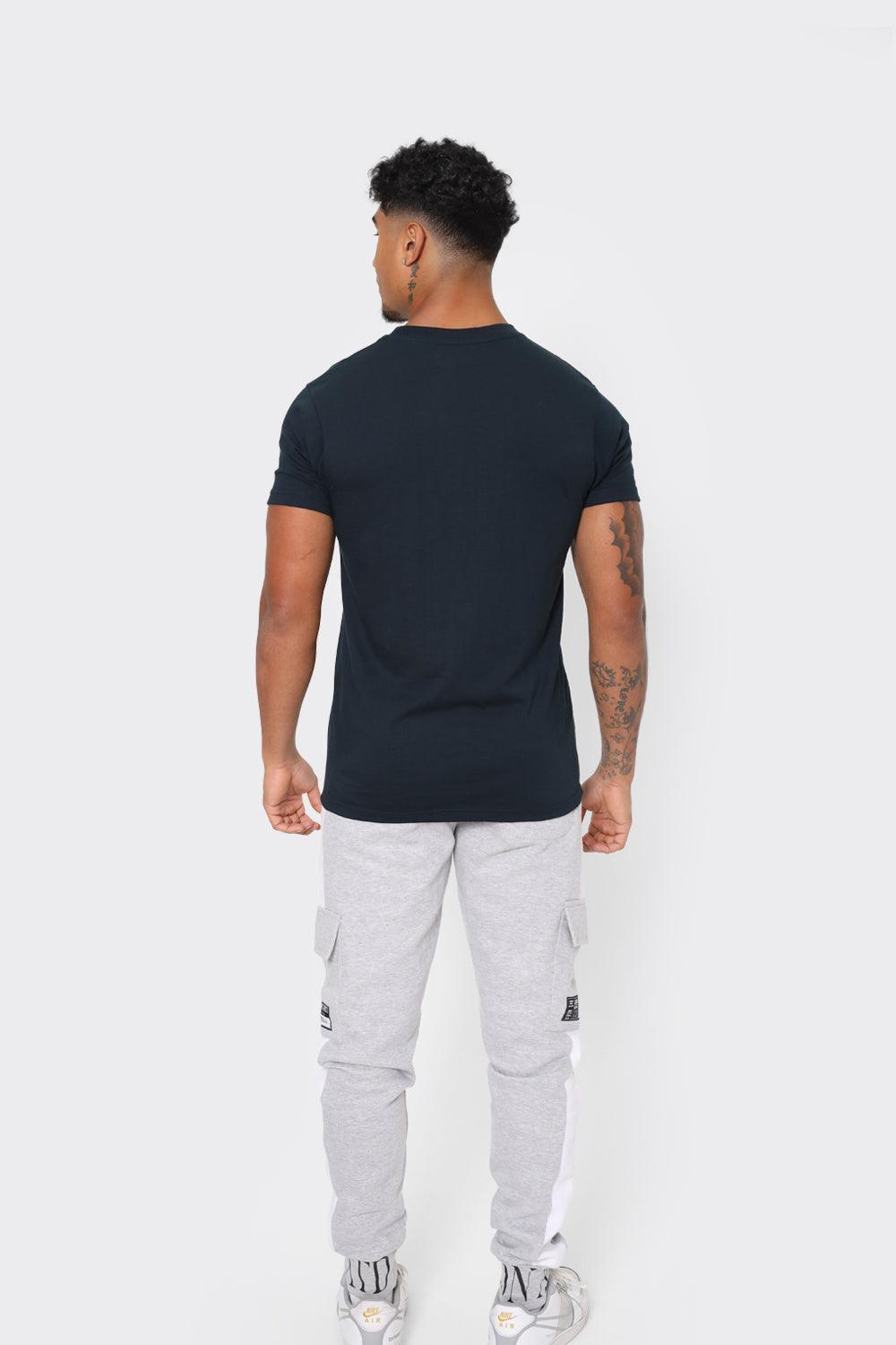 LDN Attitude Graphic T-Shirt in Dark Blue - London Attitude