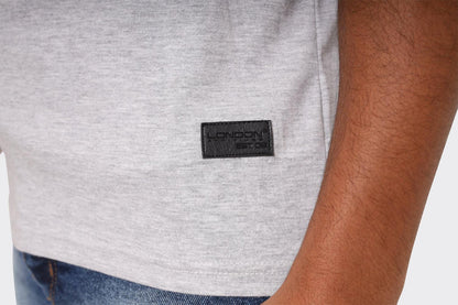 Men's LDN ATTD Grey Crew Neck - "Dare to Be Different" Graphic T-Shirt - London Attitude