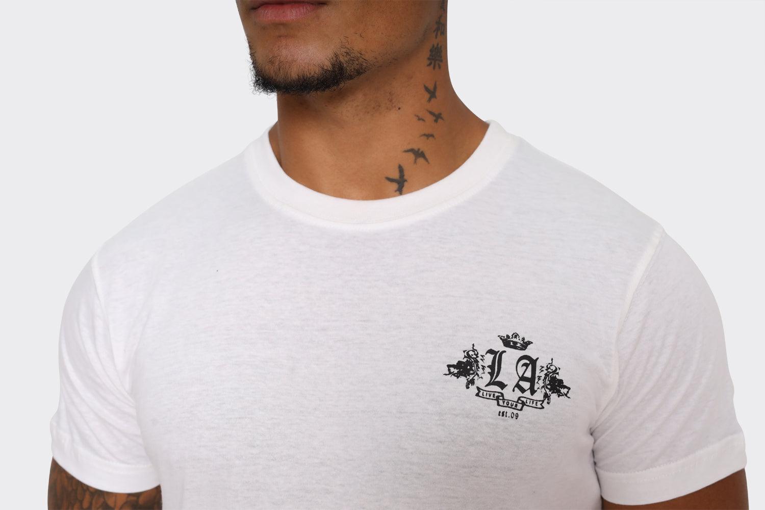 London Attitude Graphic Print T-Shirts in White - London Attitude