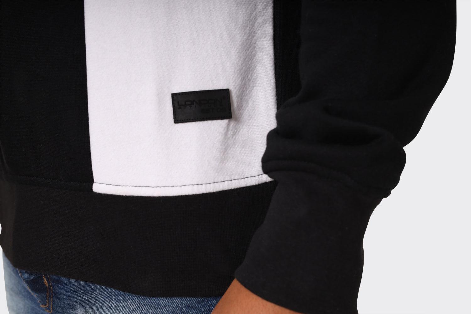 Men's Color block London Attitude  Hoodie – 'Dare to Be Different' Graphic Print - London Attitude