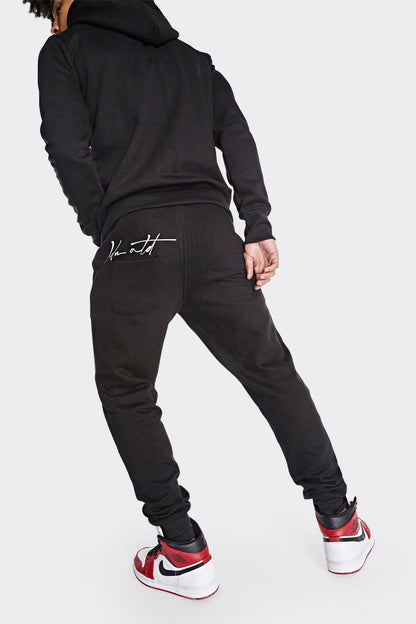London Attitude World Tour Edition Joggers in Black - London Attitude
