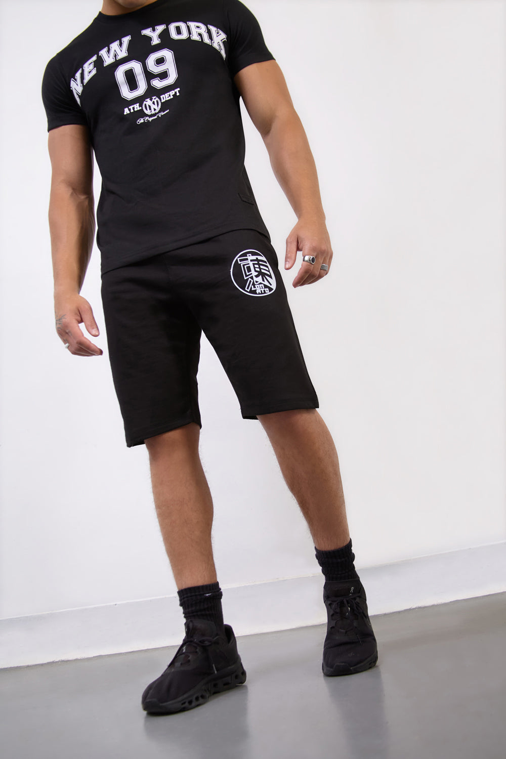 Black Jogger Shorts – “The Original Creators” Edition - London Attitude