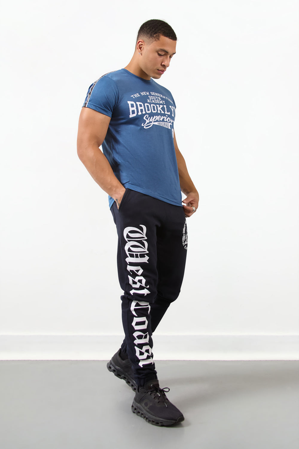 West Coast Dark Navy Jogger - London Attitude