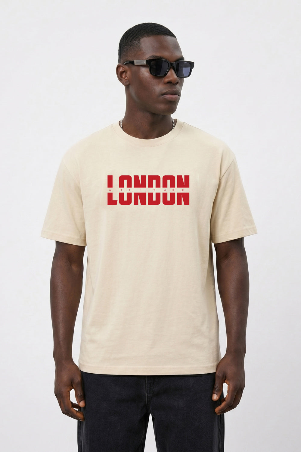 Essential Split Red Graphic Premium Organic Cotton T-Shirt