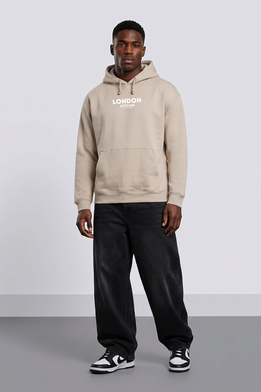 Relaxed Fit Dragon Graphic Hoodie