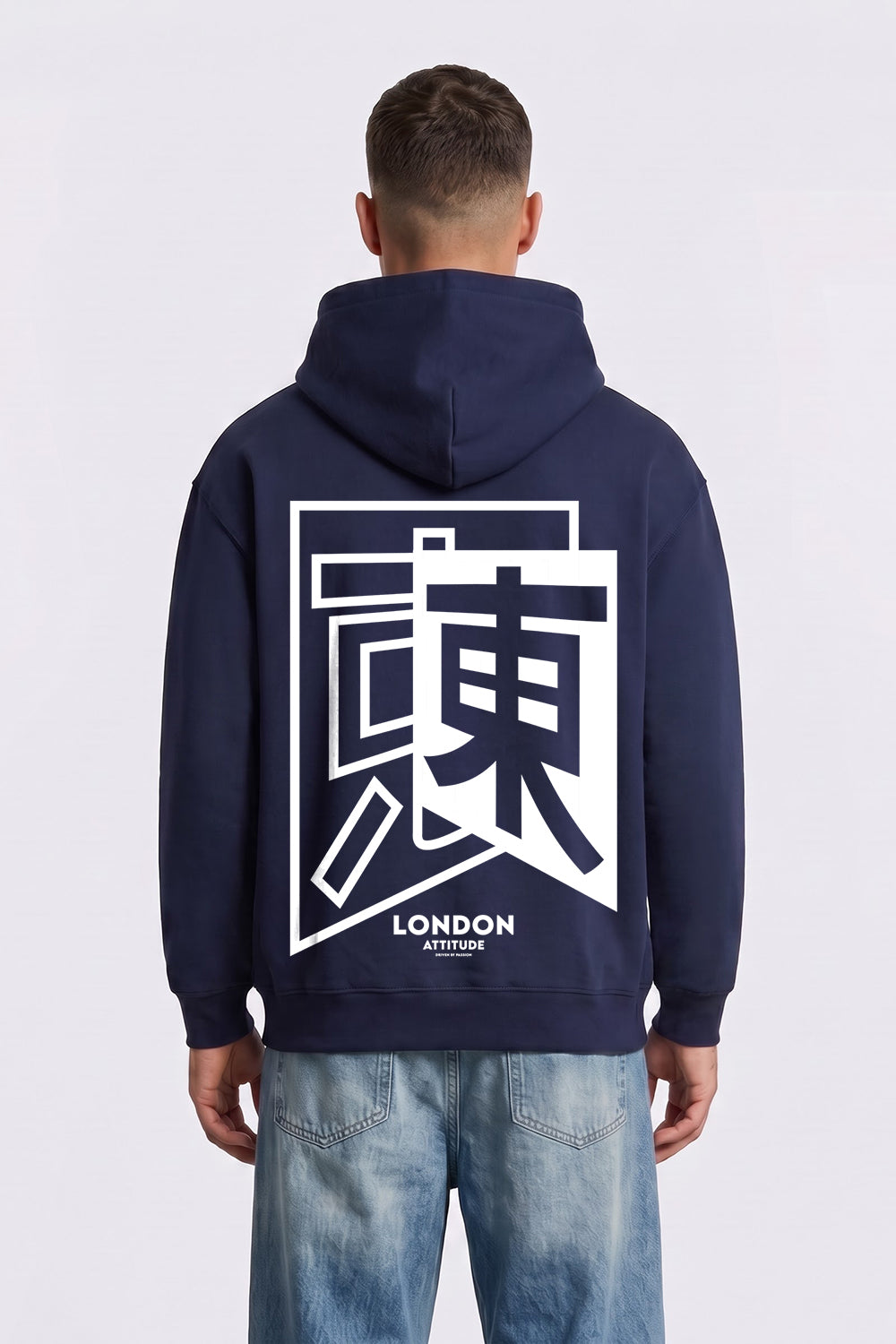 Relaxed Fit Japanese Inspired  Graphic Hoodie